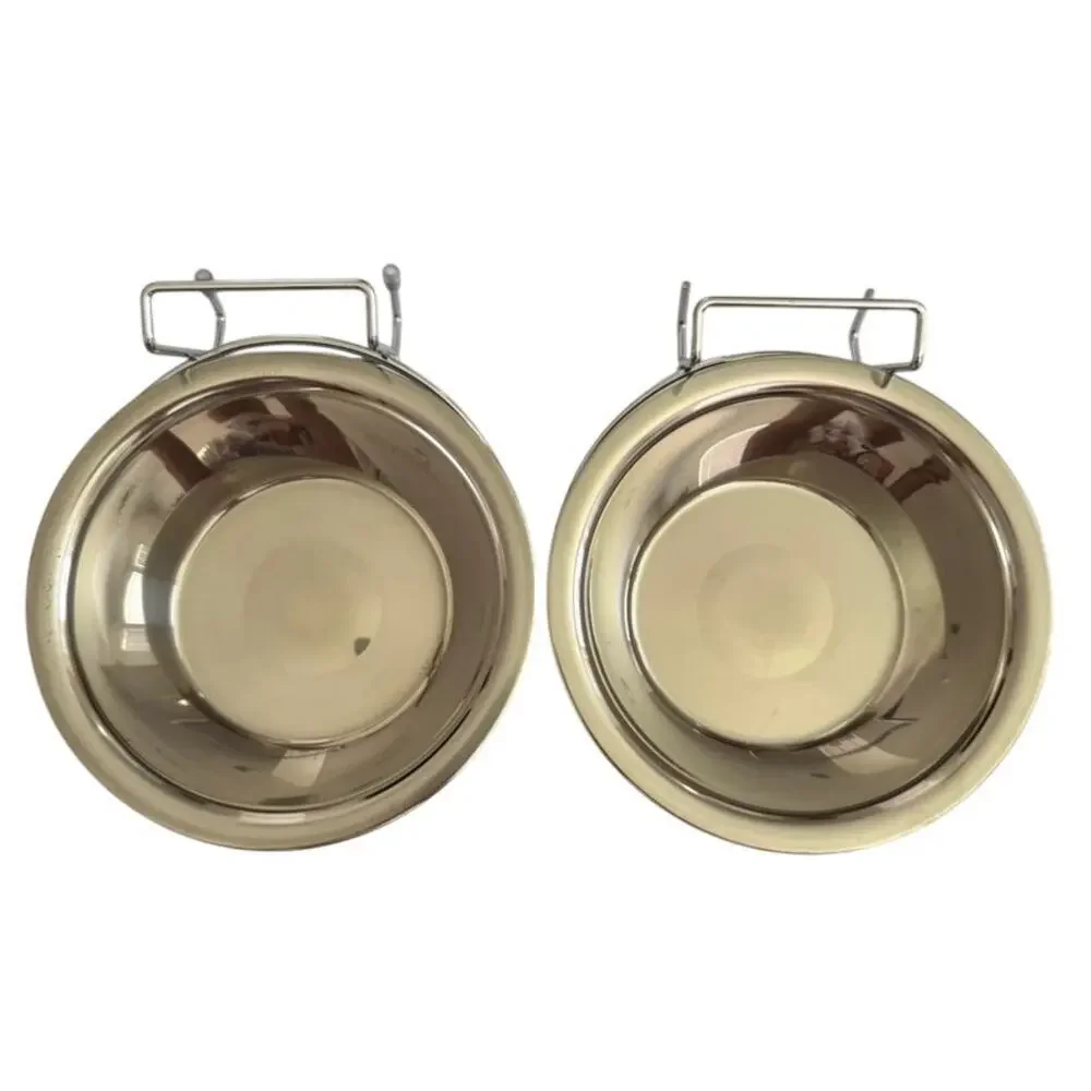Petmaker Set of 2 Stainless-Steel Dog Bowls 20 oz​